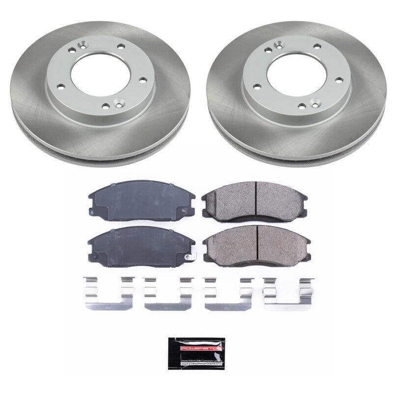 PowerStop Power Stop 03-06 Kia Sorento Front Semi-Coated Rotor Kit SC5899 SC5899 Photo - Primary