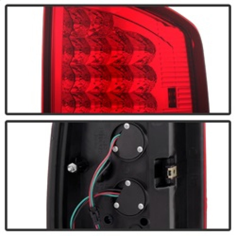 SPYDER Xtune Dodge Ram 02-06 1500 / Ram 2500/3500 03-06 LED Tail Light Red Clear ALT-JH-DR02-LED-RC 5072993 5072993 Photo - Unmounted