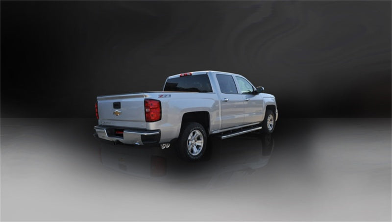 Corsa Performance 14 GMC Sierra/Chevy Silv 1500 Crew Cab/Std. Bed 5.3L V8 Polished Sport 14874 Photo - Mounted