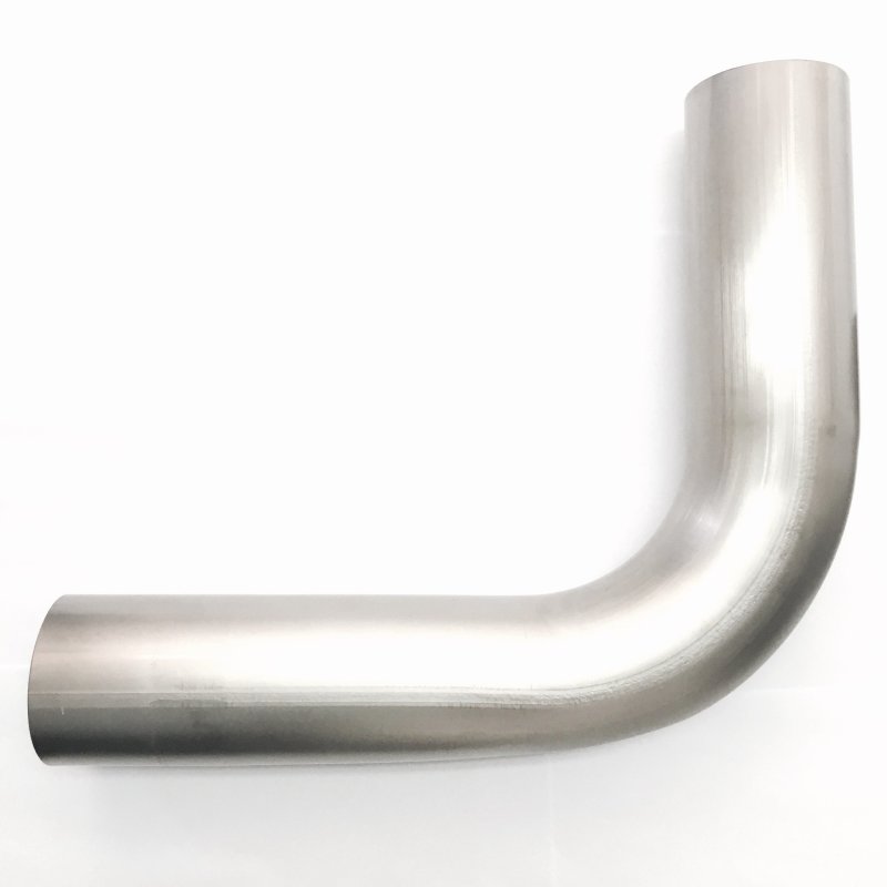 Ticon Industries 3.0in Diameter 90 Degree 1mm WT 4.5in CLR 6.5in Leg/8in Leg Titanium Mandrel Bend 101-07653-0000 101-07653-0000 Photo - Primary