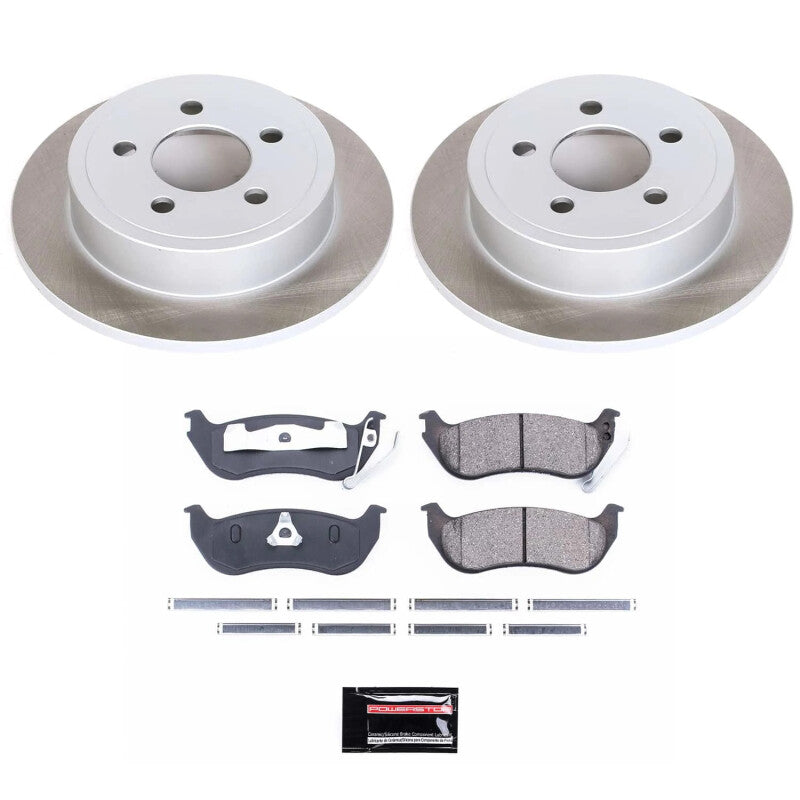 PowerStop Power Stop 03-06 Jeep Wrangler Rear Semi-Coated Rotor Kit SC2197 SC2197 Photo - Primary