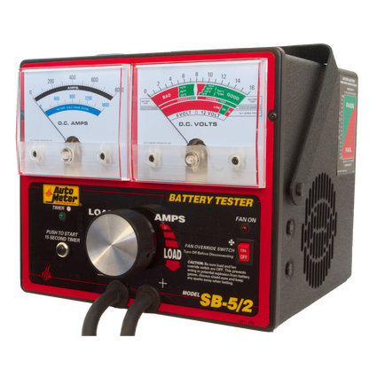 Autometer Battery Tester,800 Amp w/Unloader SB-5/2 User 3