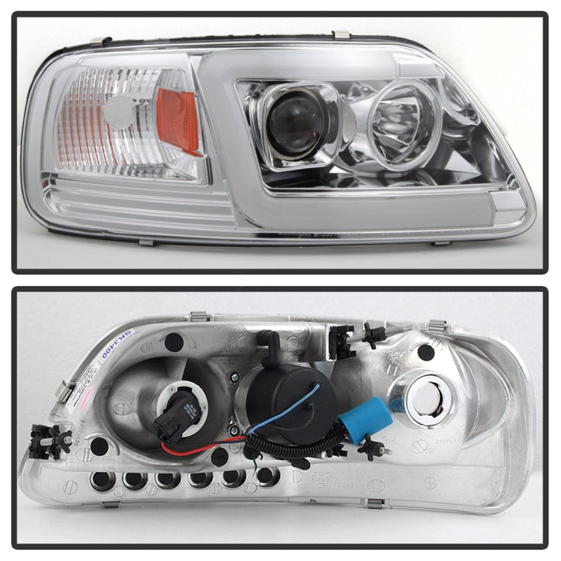 Spyder 97-03 Ford F-150 (After 6/1997) V2 Proj Headlights DRL LED - Chrm (PRO-YD-FF15097V2-LB-C) 5084644 5084644 Photo - Unmounted