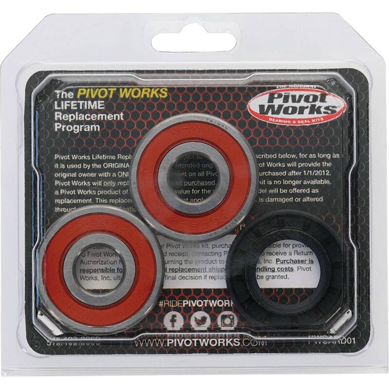 Pivot Works Hyosung, Suzuki, Yamaha Wheel Bearing Kit Premium Bearings 25-1309-P 25-1309-P Photo - Primary