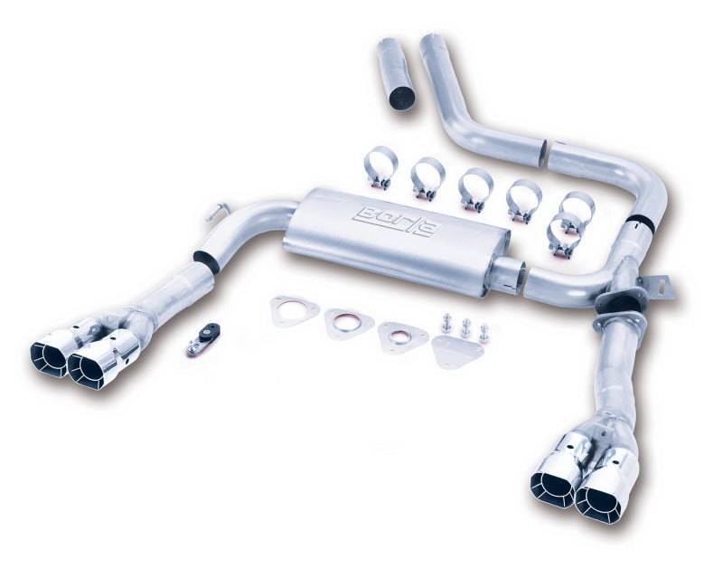 Borla 98-01 CAMARO/TRANS AM 5.7L V8 AT/MT Catback Exhaust Quad Tips 14780 14780 Photo - Primary