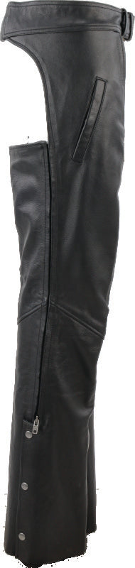 Kuryakyn Leather By River Road Plains Leather Chaps Black Womens - Small 094425 094425 User 1