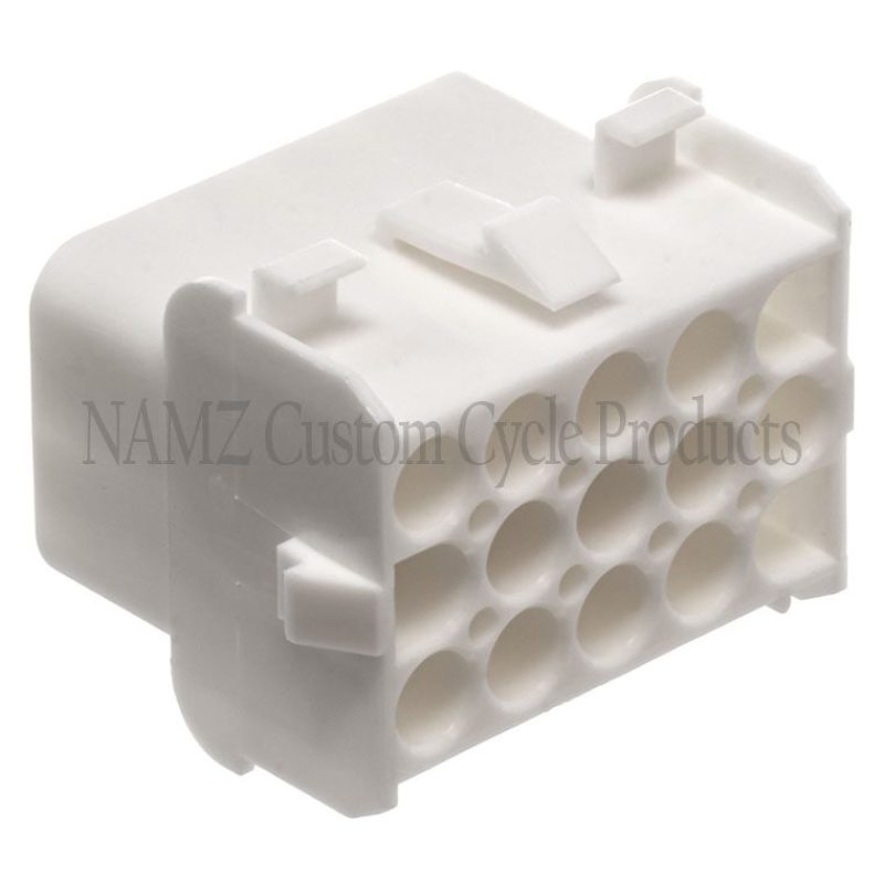 NAMZ AMP Mate-N-Lock 15-Position Male Wire Cap Connector w/Wire Seal NA-350784-1 NA-350784-1 Photo - Primary