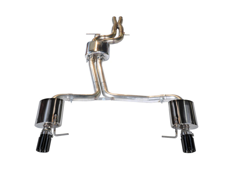 AWE Tuning Audi C7 A7 3.0T Touring Edition Exhaust - Dual Outlet Diamond Black Tips 3015-33064 3015-33064 Photo - Primary