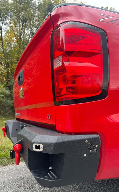 Fishbone Offroad 14-18 Chevy Silverado 1500 Rockfish Rear Bumper FB22451 FB22451 Photo - lifestyle view