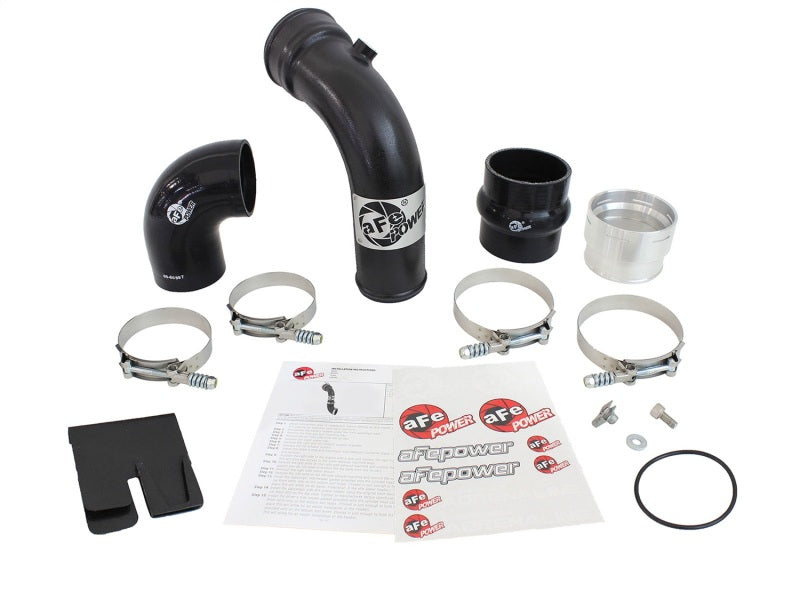aFe BladeRunner 3in Intercooler Tube Cold Side: Ford Trucks 11-16 V8-6.7L 46-20149-B Photo - Unmounted