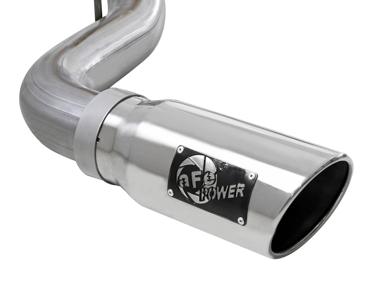 afe Apollo GT Series 2019 GM Silverado/Sierra 1500 4.3L/5.3L 409 SS CB Exhaust System w/Polished Tip 49-44107-P 49-44107-P Photo - Close Up