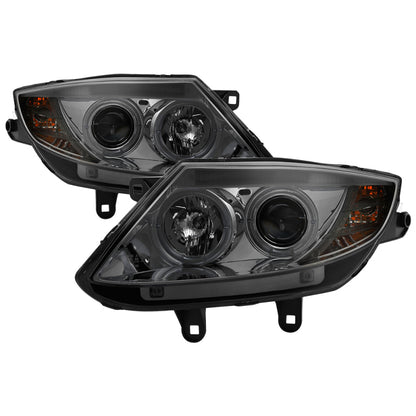 Spyder BMW Z4 03-08 Projector Headlights Halogen Model Only - LED Halo Smoke PRO-YD-BMWZ403-HL-SM 5017413 5017413 Photo - Primary