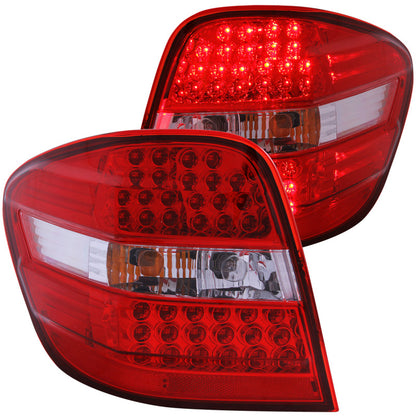 Anzo 2006-2007 Mercedes Benz M Class W164 LED Tail lights Red/Clear 321053 Photo - Primary