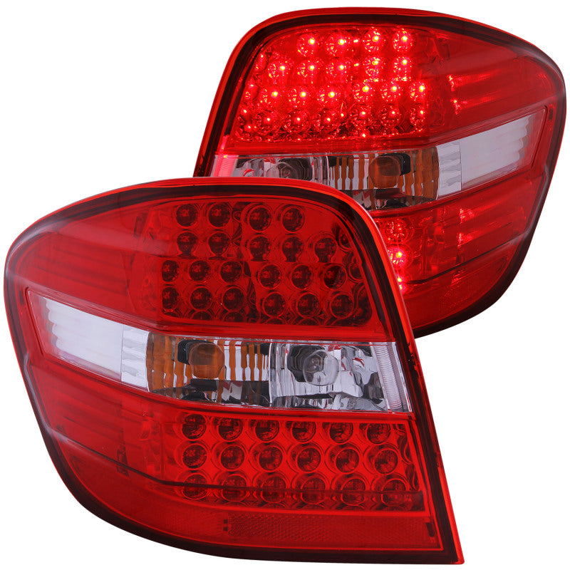 Anzo 2006-2007 Mercedes Benz M Class W164 LED Tail lights Red/Clear 321053 Photo - Primary