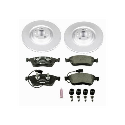 PowerStop Power Stop 09-11 Audi A6 Quattro Front Euro-Stop Brake Kit ESK4570 ESK4570 Photo - Primary