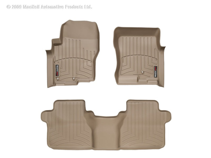 WeatherTech WT FloorLiner - Rear - Tan Floor Mats Floor Mats - Rubber main image