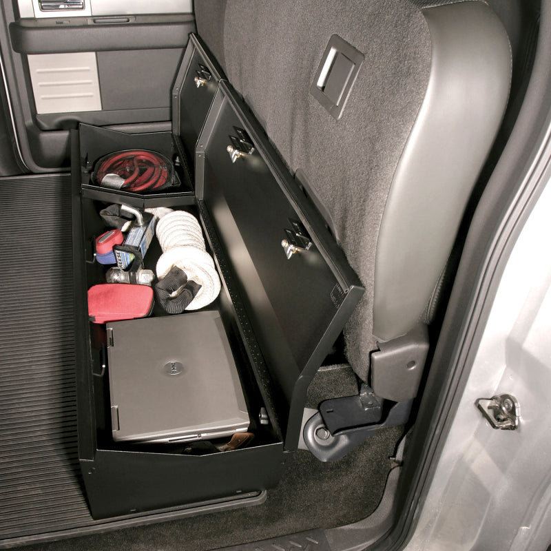 Tuffy Products Tuffy Ford F150 Supercrew Underseat Lockbox Full Length W/ Keyed Lock 283-01 283-01 Photo - Mounted
