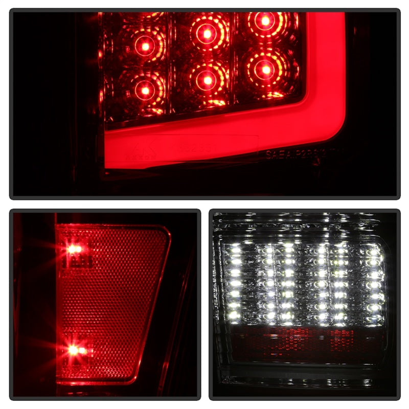 SPYDER xTune 16-18 Toyota Tacoma Light Bar LED Tail Lights - Chrome (ALT-JH-TTA16-LBLED-C) 9041709 9041709 Photo - Unmounted