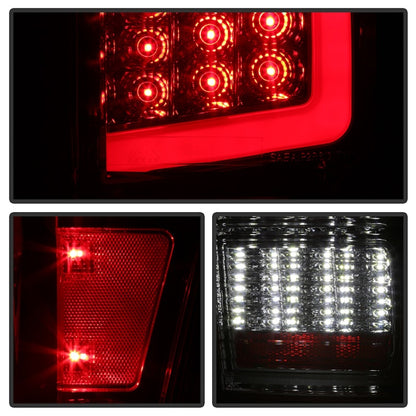 SPYDER xTune 16-18 Toyota Tacoma Light Bar LED Tail Lights - Chrome (ALT-JH-TTA16-LBLED-C) 9041709 9041709 Photo - Unmounted