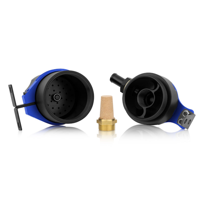 Mishimoto Blue Baffled Oil Catch Can MMBCC-UNI-BL User 2