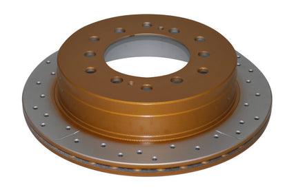 DBA 03-09 Lexus GX470 Rear Drilled & Slotted Street Series Rotor 793X 793X Photo - out of package