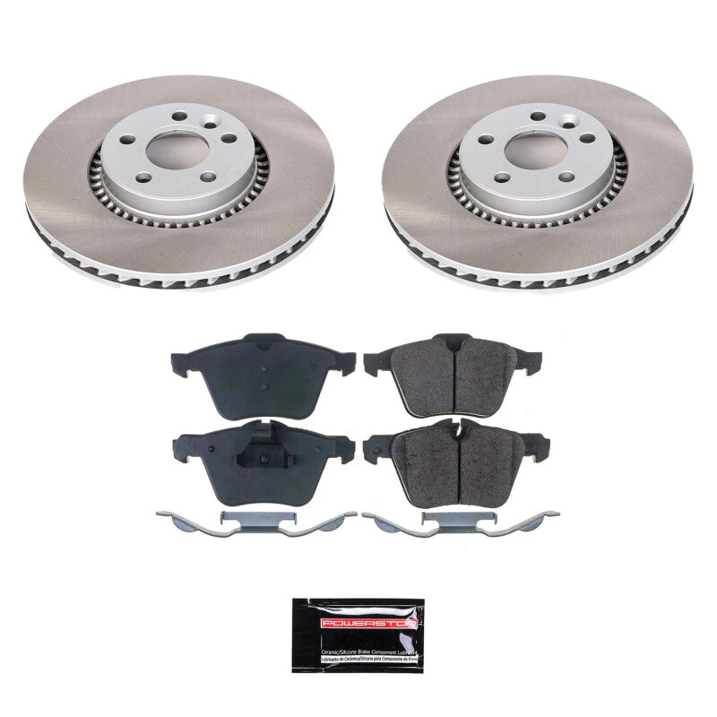 PowerStop Power Stop 07-14 Volvo S80 Front Semi-Coated Rotor Kit SC5613 SC5613 Photo - Primary