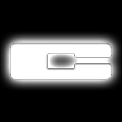 ORACLE Lighting Universal Illuminated LED Letter Badges - Matte White Surface Finish - C 3140-C-001 3140-C-001 Photo - Primary