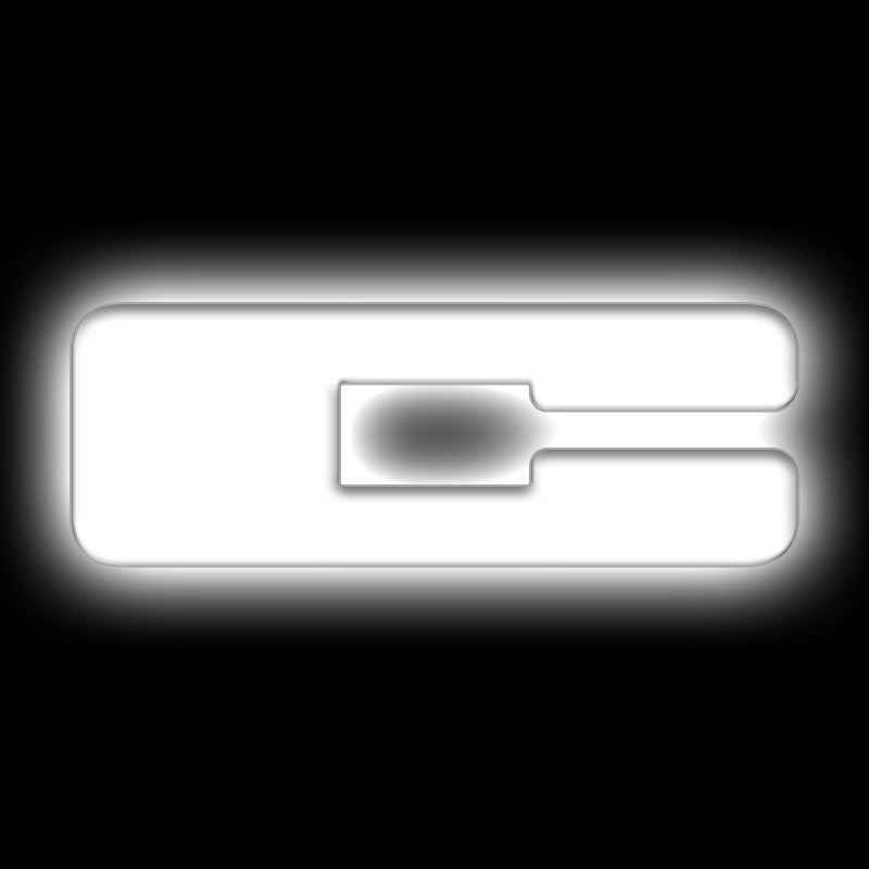 ORACLE Lighting Universal Illuminated LED Letter Badges - Matte White Surface Finish - C 3140-C-001 3140-C-001 Photo - Primary