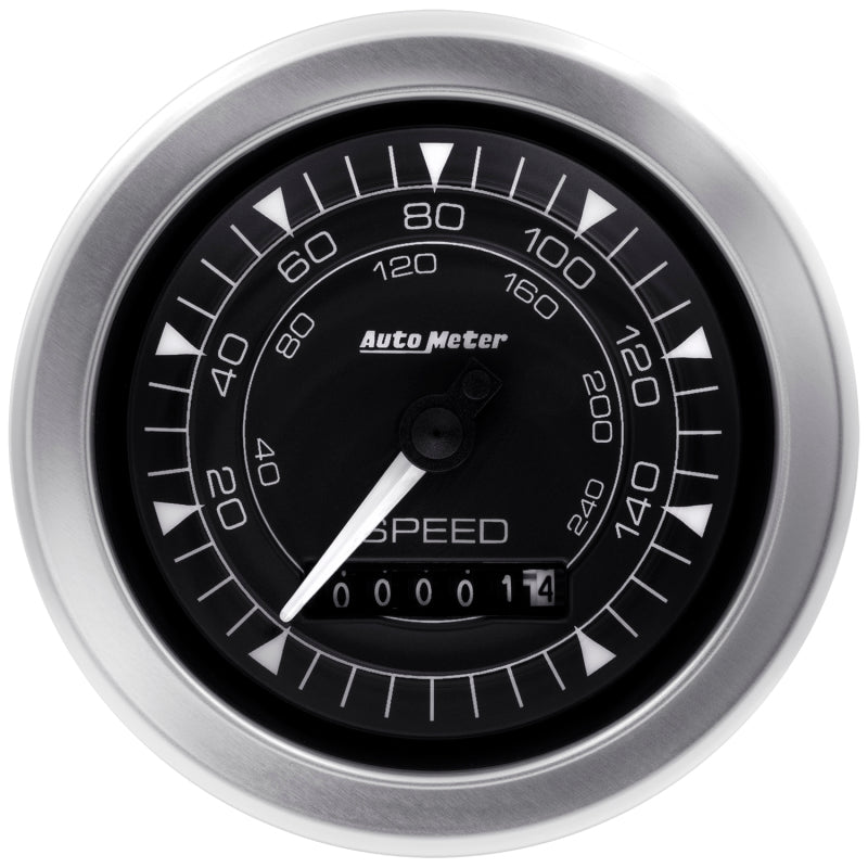 Autometer Gauge, Speedometer, 3 3/8", 160Mph, Elec. Programmable, Chorono 8188 Photo - Primary