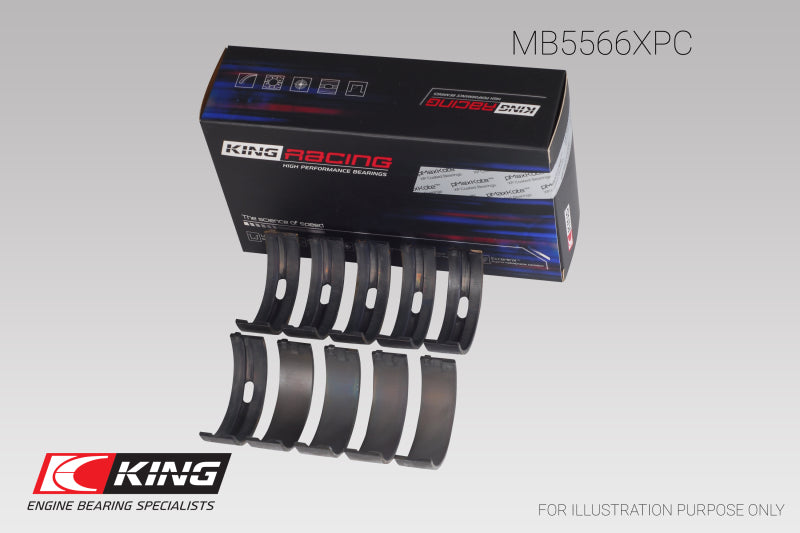 King Engine Bearings King Audi/VW ABL/ ADY/ AHH/ AKS (Size 0.25) Main Bearing Set MB5566XPC0.25