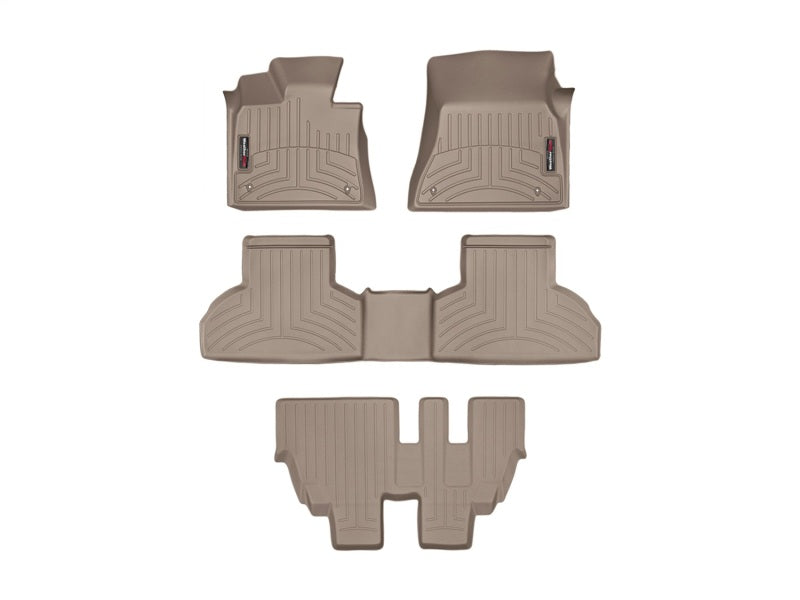 WeatherTech WT FloorLiner - Front - Tan Floor Mats Floor Mats - Rubber main image