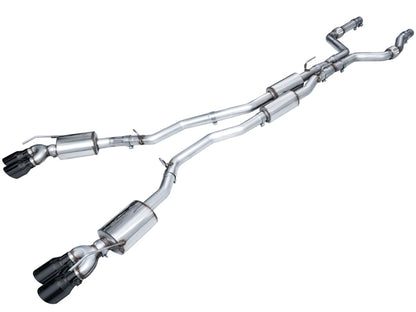 AWE Tuning 2020+ Ford Explorer ST Touring Edition Exhaust w/ Diamond Black Tips 3015-43625 3015-43625 Photo - Primary