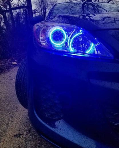 ORACLE Lighting Oracle Mazda 3 10-12 Halo Kit - ColorSHIFT w/ BC1 Controller 2422-335 2422-335 Photo - lifestyle view