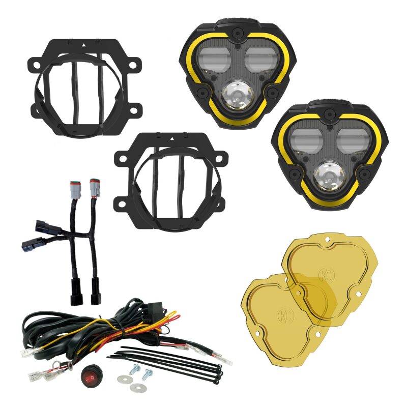 KC HiLiTES FLEX ERA 3 Dual Mode SAE Fog Lights - 2-Light Master Kit for Subaru Crosstrek/Forester 97150 97150 Photo - Primary