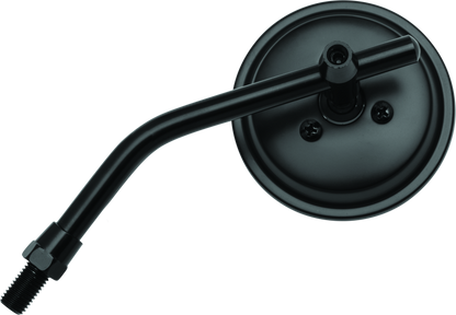 BikeMaster 3in Adjustable Round Mirror 10mm - Each - Black 600803 600803 Photo - Primary
