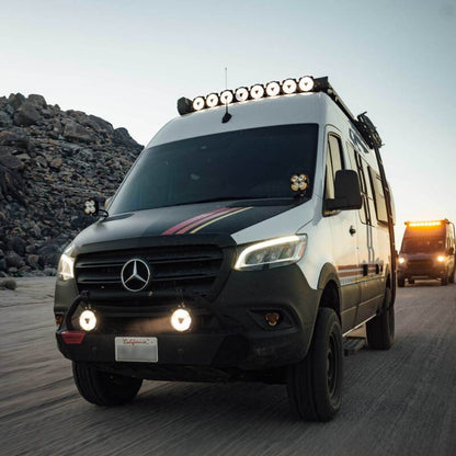 KC HiLiTES Gravity Titan LED 6in. - Pair Pack (SAE Driving Beam) 91405 91405 Photo - lifestyle view