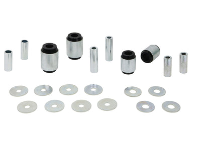 Whiteline Plus 02-09 Lexus GX470 / 06+ Toyota FJ Cruiser Fr C/A - Lwr Inner Front & Rear Bushing Kit W53312 W53312 Photo - Close Up