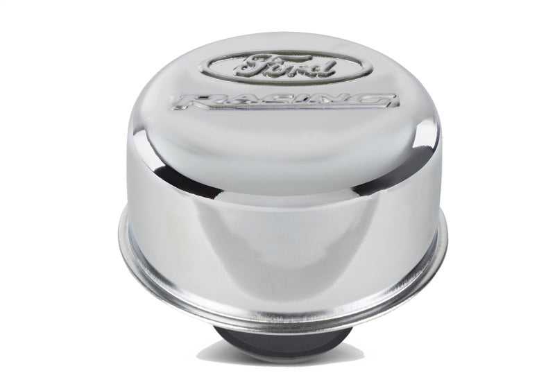 Ford Racing Logo Push-In Type Air Breather Cap - Chrome 302-215 302-215 Photo - Unmounted