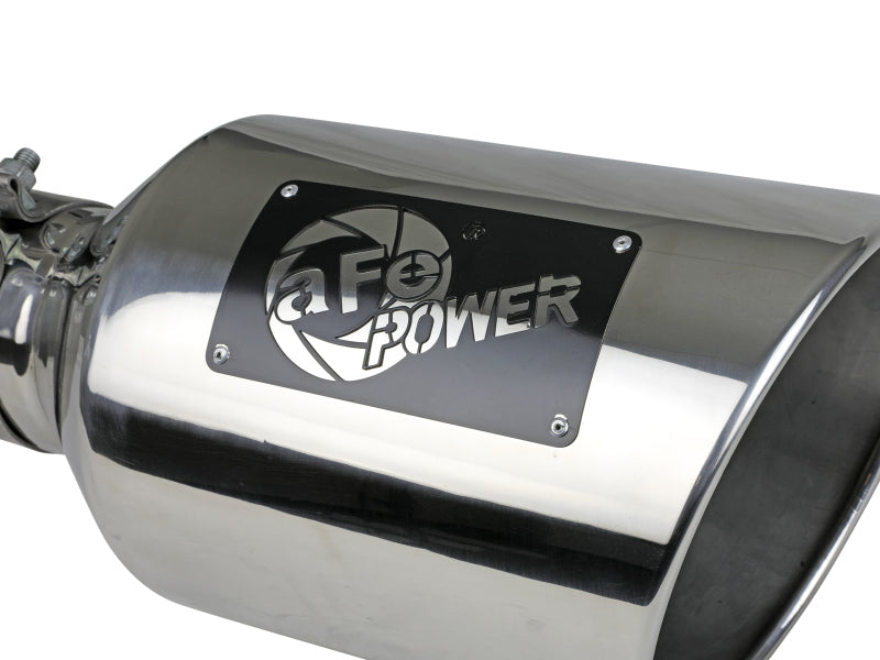 aFe Power MACH Force-Xp 304 Stainless Steel Clamp-on Exhaust Tip - Polished 49T40801-P15 49T40801-P15 Photo - Unmounted