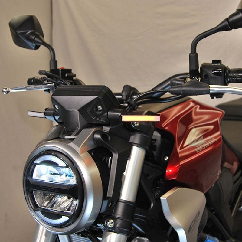New Rage Cycles 17-24 Honda CB300R Front Signals w/Load EQ CB300R-FB CB300R-FB Photo - Primary