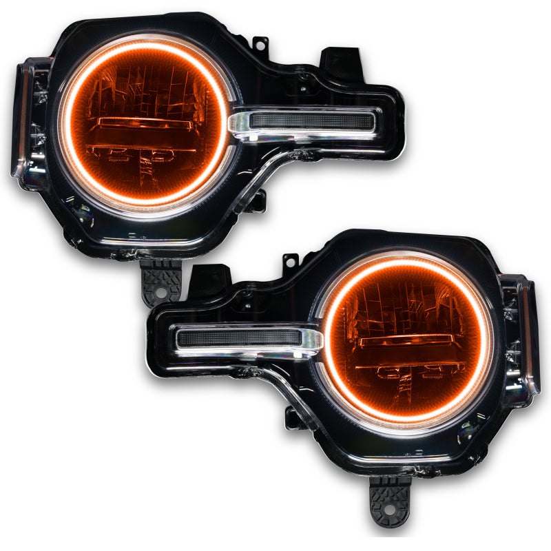 ORACLE Lighting Oracle 2021 Ford Bronco Base Headlight LED Halo Kit - ColorSHIFT - w/ 2.0 Controller 1470-333 1470-333 User 1