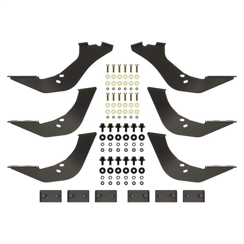 Westin 99-16 Ford F-250/350/450/550HD Reg/Supr Cab/Crew Premier Oval Nerf Step Bar Mount Kit - Blk 22-1035 22-1035 Photo - Primary