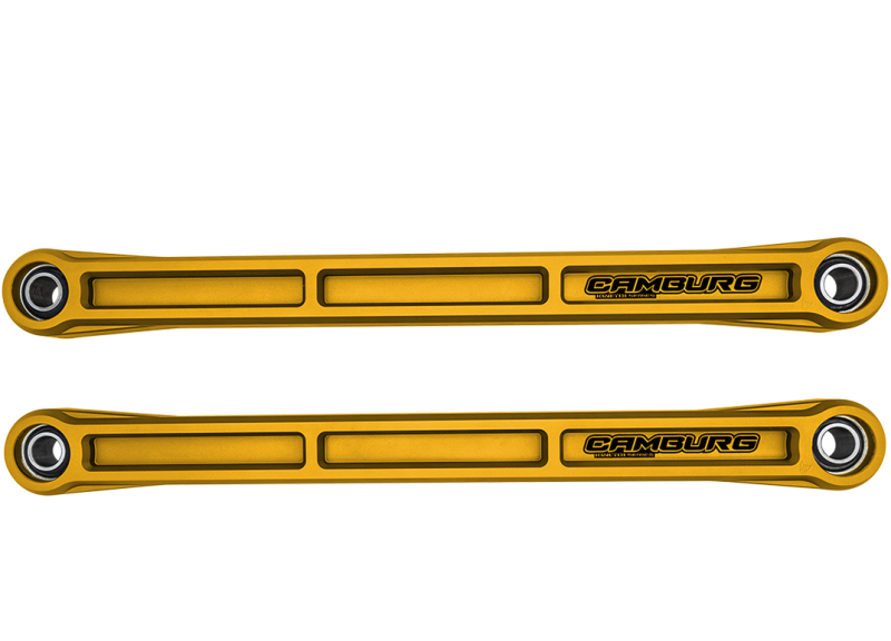 Camburg Ford Bronco 21-23 KINETIK Series Rear Billet Lower Trailing Arm Kit (Gold) CAM-120032-GLD