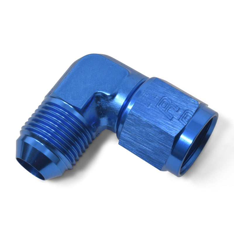 Russell -8 AN 90° Female AN To Male AN (Blue Finish) 614808 Photo - out of package