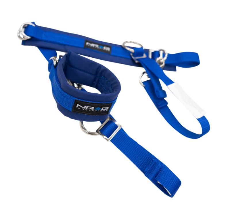 NRG SFI 3.3 Arm Restraints One Pair - Blue SBH-AR01BL SBH-AR01BL Photo - Primary
