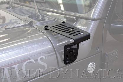 Diode Dynamics 18-21 Jeep JL Wrangler/Gladiator Cowl Mount LED Bracket Kit DD6089 DD6089 User 1