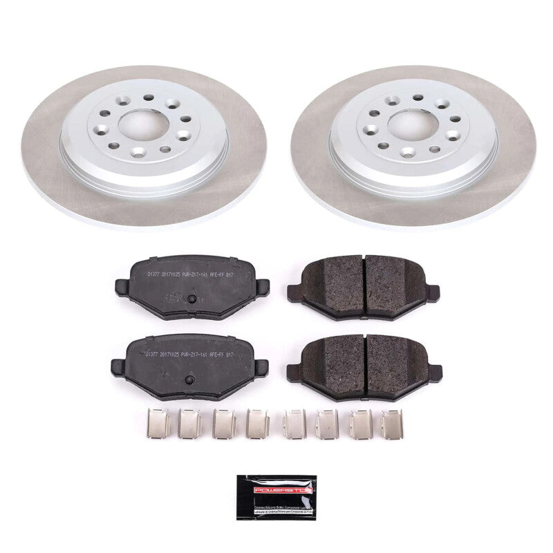 PowerStop Power Stop 11-12 Lincoln MKX Rear Semi-Coated Rotor Kit SC4744 SC4744 Photo - Primary