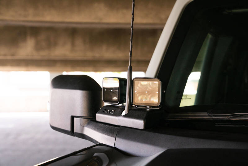 DV8 Offroad DV8 21-22 Ford Bronco A-Pillar Pod Light Mounts LBBR-02 LBBR-02 Photo - Mounted