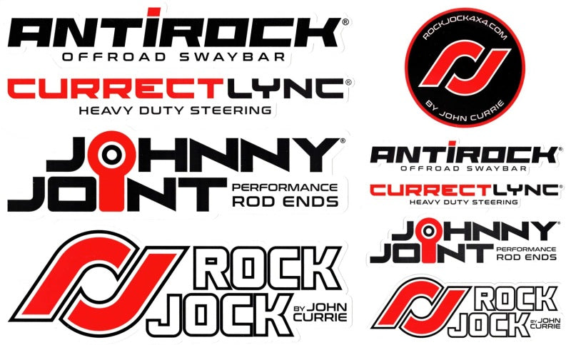 RockJock Sticker Pack White Background RJ-700000-3