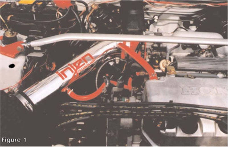 Injen 99-00 Honda Civic EL/EX/HX L4 1.6L IS Short Ram Cold Air Intake IS1555BLK IS1555BLK Photo - Mounted